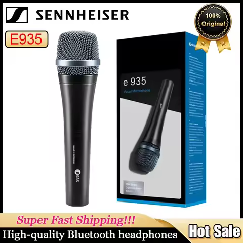 Sennheiser E935 Original Microphone Sem Fio Profissional Microfone Wired Cardioid Handheld Microphon