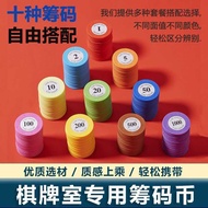 Chip Coin Mahjong Chess Room Token Texas Playing Card Chip Set for Playing Cards Chip
