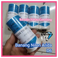 BENANG NYLON ARIDA D6 / BENANG CONEST D6 / BENANG D6 / BENANG NILON D6