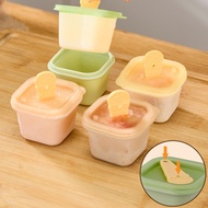 2024 New Large Popsicle Ice Cream Tray Ice Cube Mold Ice Tray Food Grade Household Passion Fruit Baby Food Complementary Packaging