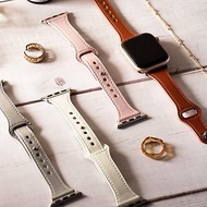 Apple watch - 單釘內扣真皮縮腰蘋果錶帶