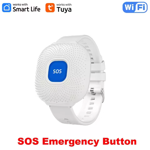 Waterproof Tuya Smart Wifi Safety SOS Bracelet Emergency Alert SOS Watch Elderly Fall Alarm SOS Call
