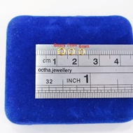 ORIGINAL 925 SILVER O-RING CONNECTOR RING WITH GOLD PLATED