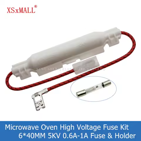 5KV Microwave Oven High Voltage Fuse Kit 6*40MM 0.6A 0.65A 0.7A 0.75A 0.8A 0.9A 1A 5000V Glass Tube 
