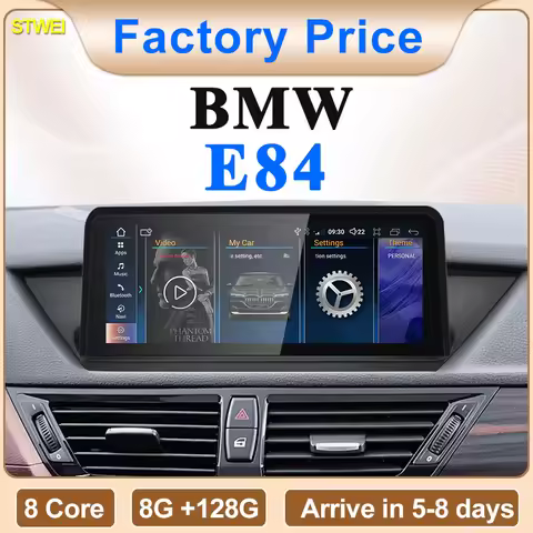 2024 New ID6 ID7 ID8 UI Android System Wireless Carplay AUTO For BMW X1 E84 2012 2013 years GPS NAVI