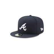 New Era หมวกรุ่น Atlanta Braves Authentic Navy 59Fifty Cap
