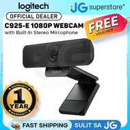 Logitech C925-E Webcam HD 1080p 30fps Video with Built-In Stereo Microphones USB C925E C925