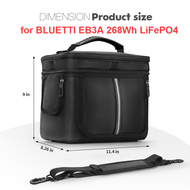 Portable Travel Carrying Case Power Station Storage Case for BLUETTI Solar Generator EB3A 268Wh LiFe