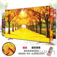 Cover ng TV 55-inch LCD TV cover 50 60 65 75 Dust cover new product curved table hanging fabric