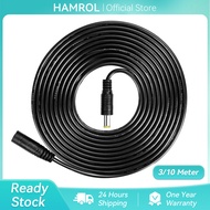 Hamrol Power Extension Cable (2.1 x 5.5mm/10M/33ft/5M 16.5ft) DC12V