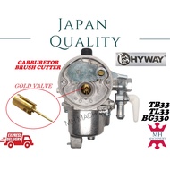 Carburetor GOLD VALVE (HYWAY Brand) Mesin Rumput TB33 TL33 TU33/BG330 Brush Cutter