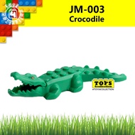 JM003 Zoo Animals Crocodile Minifigures Block Compatible Building Blocks