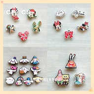 Jibbitz for cute Croc Jibbitz Disney Jibbitz Minnie cute shoe buckle SpongeBob hole shoe accessories