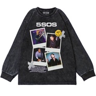 Patternmerch "5 Second of Summer she looks so perfect" Oversize T-Shirt | Oversized Longsleeve | Was