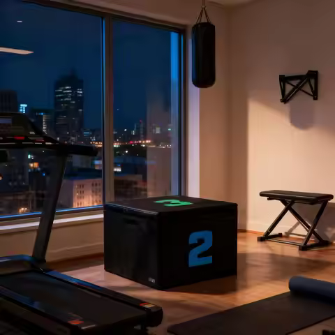 Jumping Agility Plyo Box Space Saving Home Gym Exercise Step for Smart Multifunctional Gym Equipment