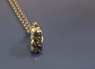 公仔麻吉系列-企鵝與魚 紙鎮 公仔項鍊