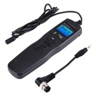 全城熱賣 - RST-7004 LCD屏显示 数字定時快門遙控器帶N8線，適用於尼康D3X/D3/D700/D300/D2X/D2H/D200/D1H/D1X/D800 攝像機 (顏色：黑色)