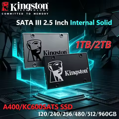 Kingston SSD A400 KC600 SATA III 2.5 Inch Internal Hard Disk Replace Traditional Mechanical HDD