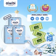 (3 Pack) Aiwibi Comfy Dry Premium diaper pants, Breathable Diaper pants, Ultra-thin, Soft diapers M/