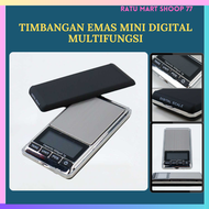 READY NEWACALOX Timbangan Emas Mini Digital Multifungsi 500g 0.1g - timbangan emas digital mini gram