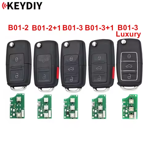 3PCS KEYDIY Remote B Series KD B01 B01-2/B01-2+1/B01-3/B01-3+1 /B01-3 Luxury for VW Model for KD-X2/