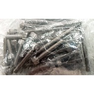 National Car Want 9126-Yamaha FZR150/FZ2 Engine CASE White Iron Hexagon Socket Screw Set