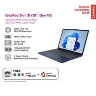Lenovo IdeaPad Slim 3 15.3" FHD| I5-13420H|16GB|512GB|Intel UHD|W11H|OFFICE H&S|2Yrs|83K100CMMJ /CNM