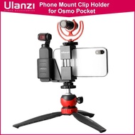 Ulanzi Dji Osmo Pocket Accessories Handheld Gimbal Phone Mount Clip Holder for Osmo Pocket Fixed Bracket VS PGYTECH