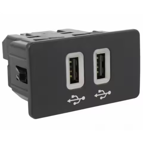 Only- HC3Z-19A387-B HU5Z-19A387-A HC3T-14F014-BD Dual USB TypeC Charger Socket For Ford APPLE CARPLA