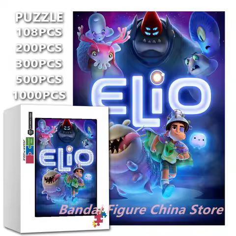 Elio Disney Cartoon Movies Print Puzzles 108/200/300/500/1000 Pieces Jigsaw Puzzles for Family Decom
