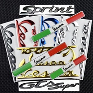 Original Size 3D Italian Badge Emblem Sticker Decal For PIAGGIO Vespa GTS300 LX125 LX150 125 150 ie 