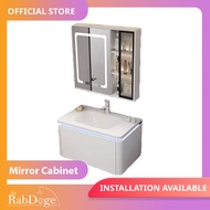 Rabdoge Bathroom Basin Cabinet With Smart LED Mirror Cabinet