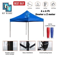KT WARE 2x2m 6ft x 6ft folding canopy tent / kanopi bazar pasar malam PAYUNG NIAGA khemah folding tent
