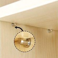 20/50/100pcs Heavy Duty Metal Shelf Brackets With Center Axle, 5x16mm (0.2" X 0.63") - Provides Stur