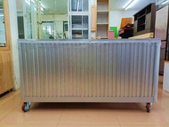 SHOP NBL ตู้เคาน์เตอร์ 5 ฟุต // MODEL : T-0980 ดีไซน์สวย สไตล์โมเดิร์น 2 ประตูบานเลื่อน 1 ลิ้นชัก สิ