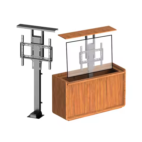 32-70 Inch Electric TV Cabinet Lifter with Automatic Height Adjustment Large Weight LCD Monitor Lift