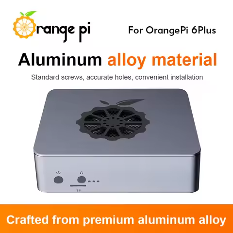 Orange Pi 6 Plus Aluminum Alloy Case with Fast Heat Dissipation Dedicated Metal Case for OPi6 Plus B