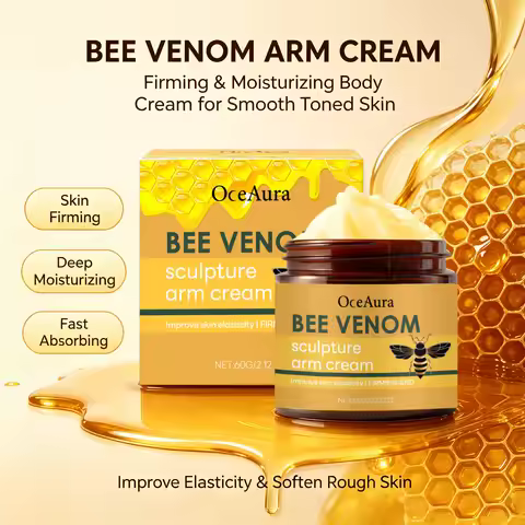Bee Venom Sculpture Arm Cream Tightening Contours Silky Smooth Texture Brightening Body Care Lotion 