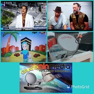 Parabola mini jernih & tanpa iuran bulanan selamanya Ninmedia Freesat