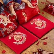 Wedding Decoration Kneeling Mat Kneeling Red Cushion Carpet Chinese Wedding Room Decoration Chair Ta
