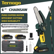 Ternaga Cordless Chainsaw Battery Electric Pruning Saw Chainsaw Rechargeable Lithium Battery Mini Chainsaw Electric Saw