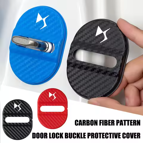 Car Door Lock Buckle Protective Cover Interior Rust Prevention For DS DS3 DS5 DS6‌ DS7 ‌DS9‌ E-Tense