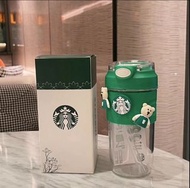 🌈 Starbucks 梅森小熊吸管杯