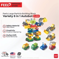 Feelo FL2320 (57 Pcs) 6 in 1 Autobot Building Blocks Mainan Budak Lelaki Robot Blocks Toys