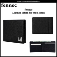 fennec Leather Bifold for men Black