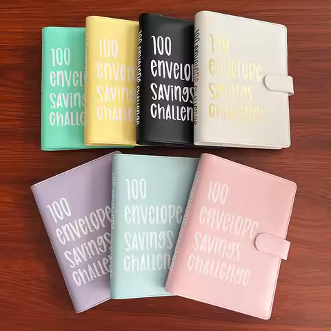 100 Envelope Challenge Binder Easy and Fun Way to Save Savings Challenges Binder Budget Binder with 