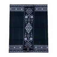 Sarung Hitam Polos Merk HDS Motif Wadimor Bali / Sarung Polos Hitam Pria Dewasa / Sarung Polos Hitam