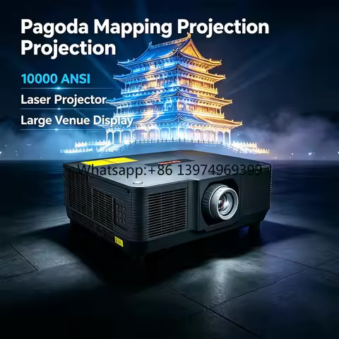 10,000-lumen Engineering Laser Projector, with Optional Curved Lens, Designed for Auditoriums/exhibi