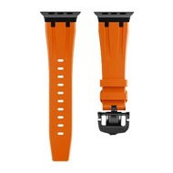 Liquid Fluororubber Silicone Strap for Apple Watch Series 10 42mm 46mm Modification Kit Belt Wristba