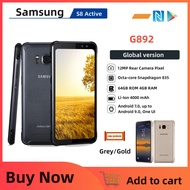 Original Unlocked Samsung Galaxy S8 Active G892 Single card 64GB ROM 4GB RAM 12MP 5.8`` Octa-core Fingerprint Android Smartphone